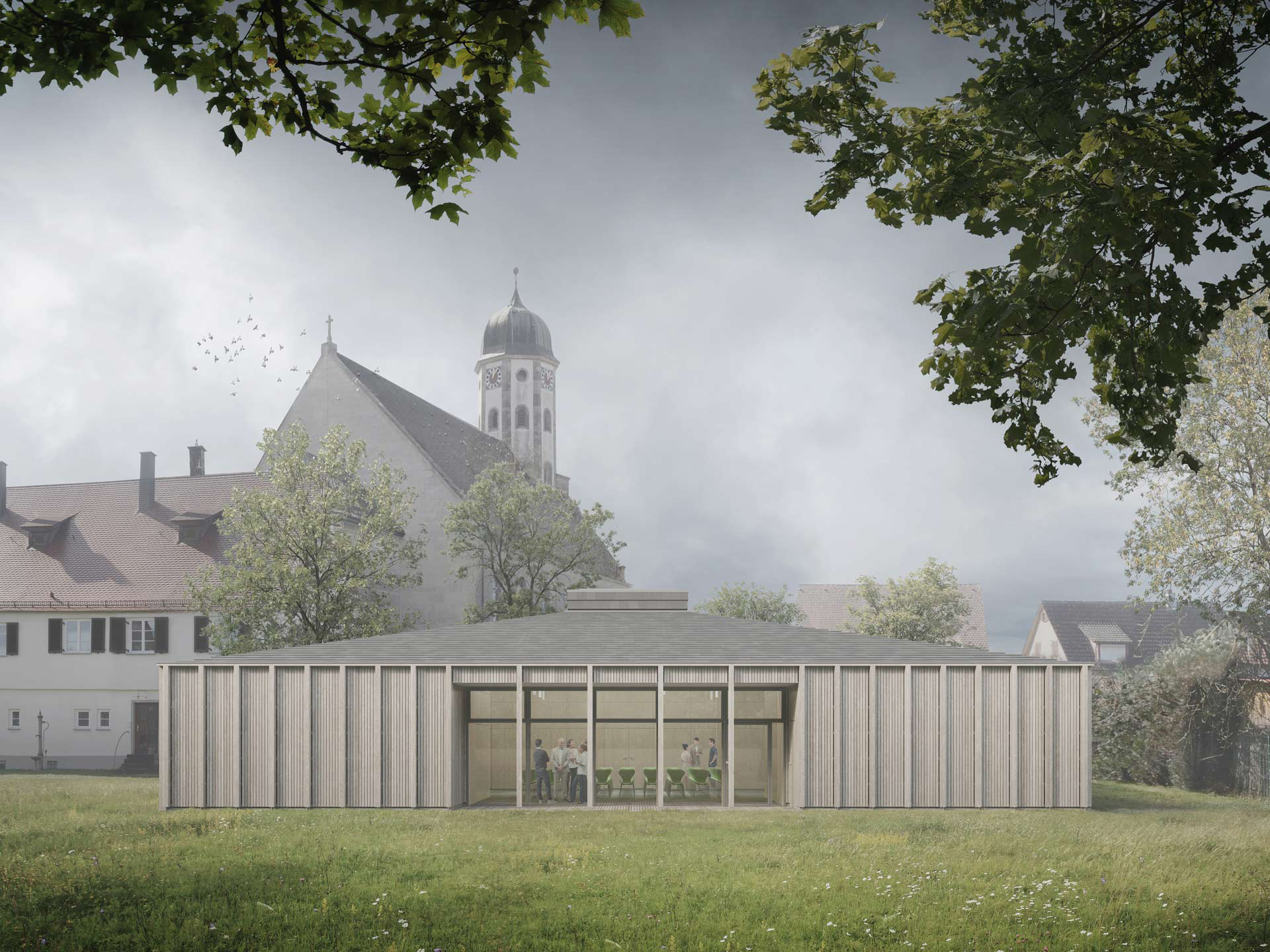 Neubau klimaneutrales Gemeindezentrum