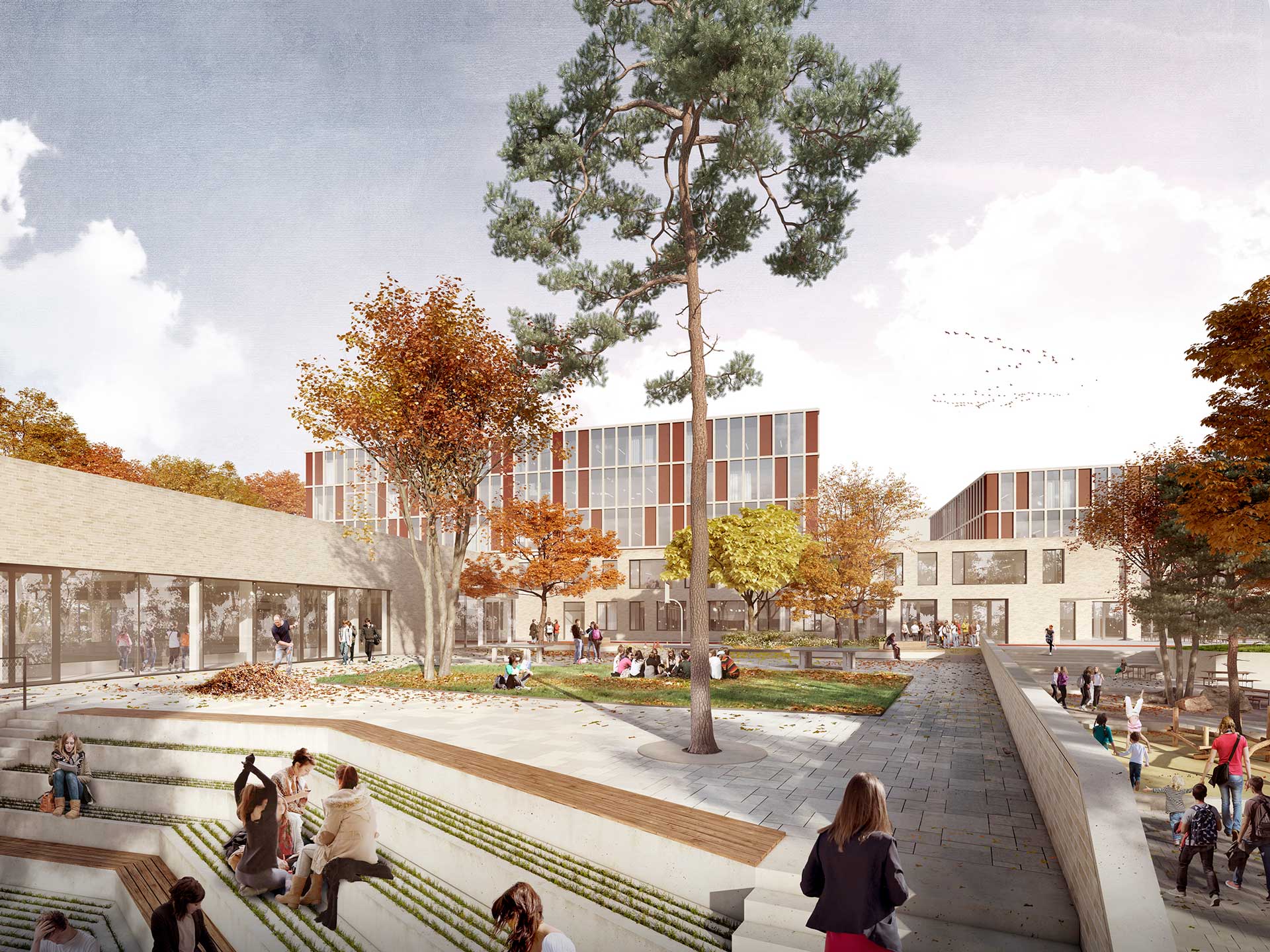 Grund- und Mitttelschule im Steinpark