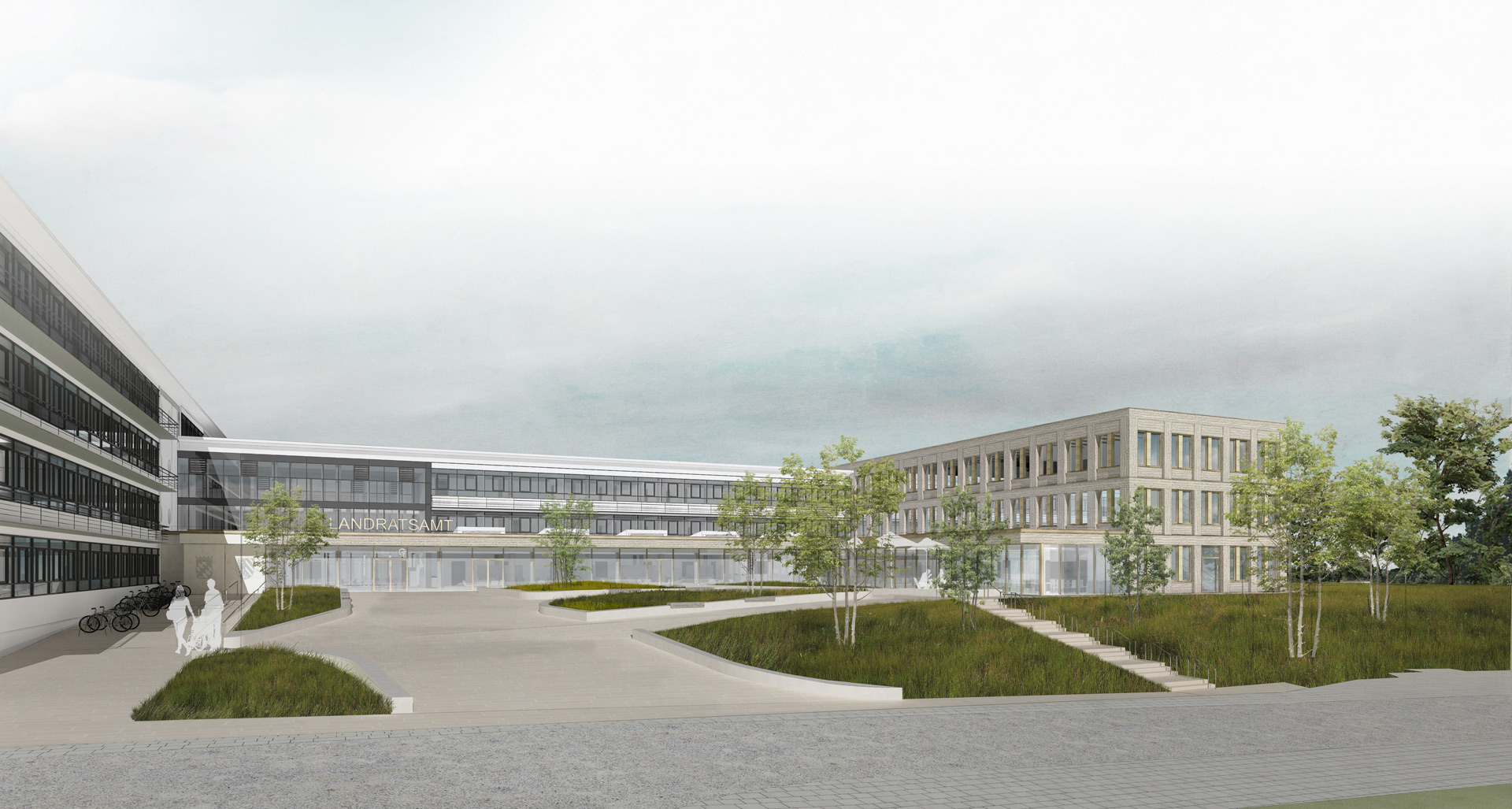 Concept d'extension du Landratsamt