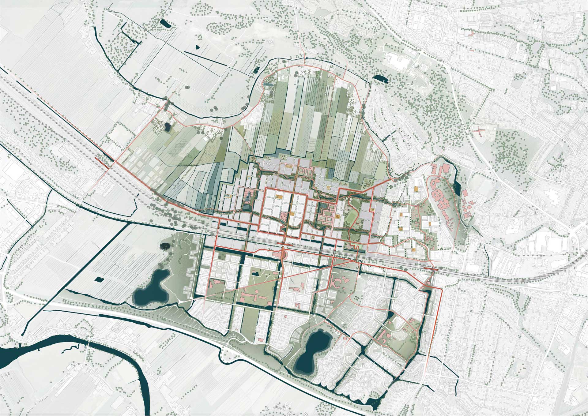 Oberbillwerder Masterplan | Transsolar | KlimaEngineering