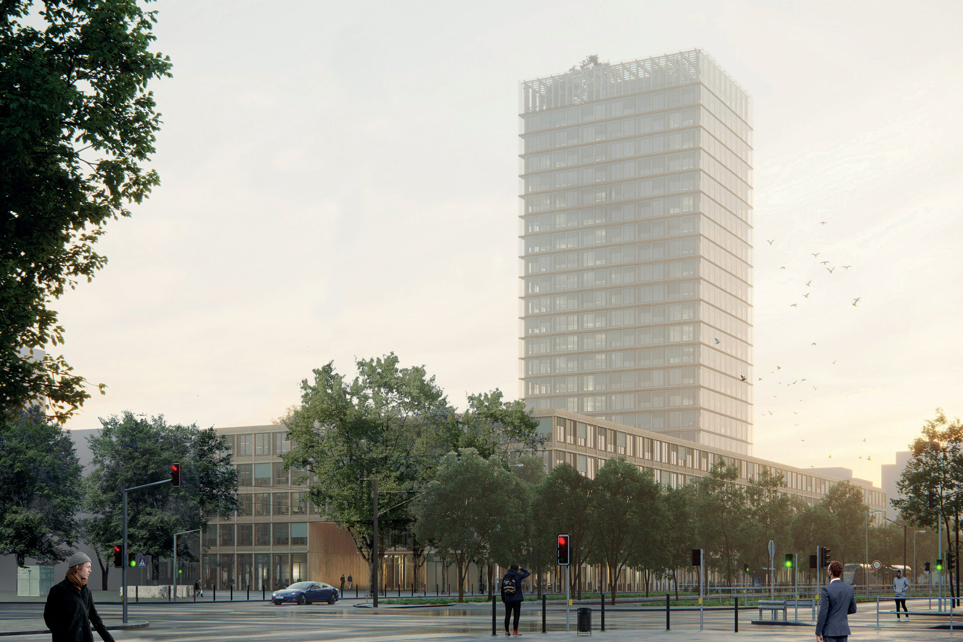 KARLA Neubau Dienstgebäude Beiertheimer Allee