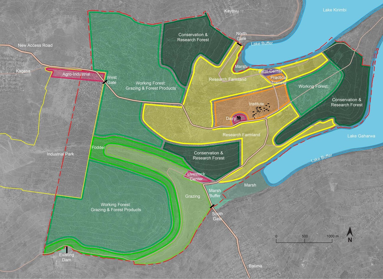 Climate-positive: Campus Rwanda Institute for Conservation Agriculture