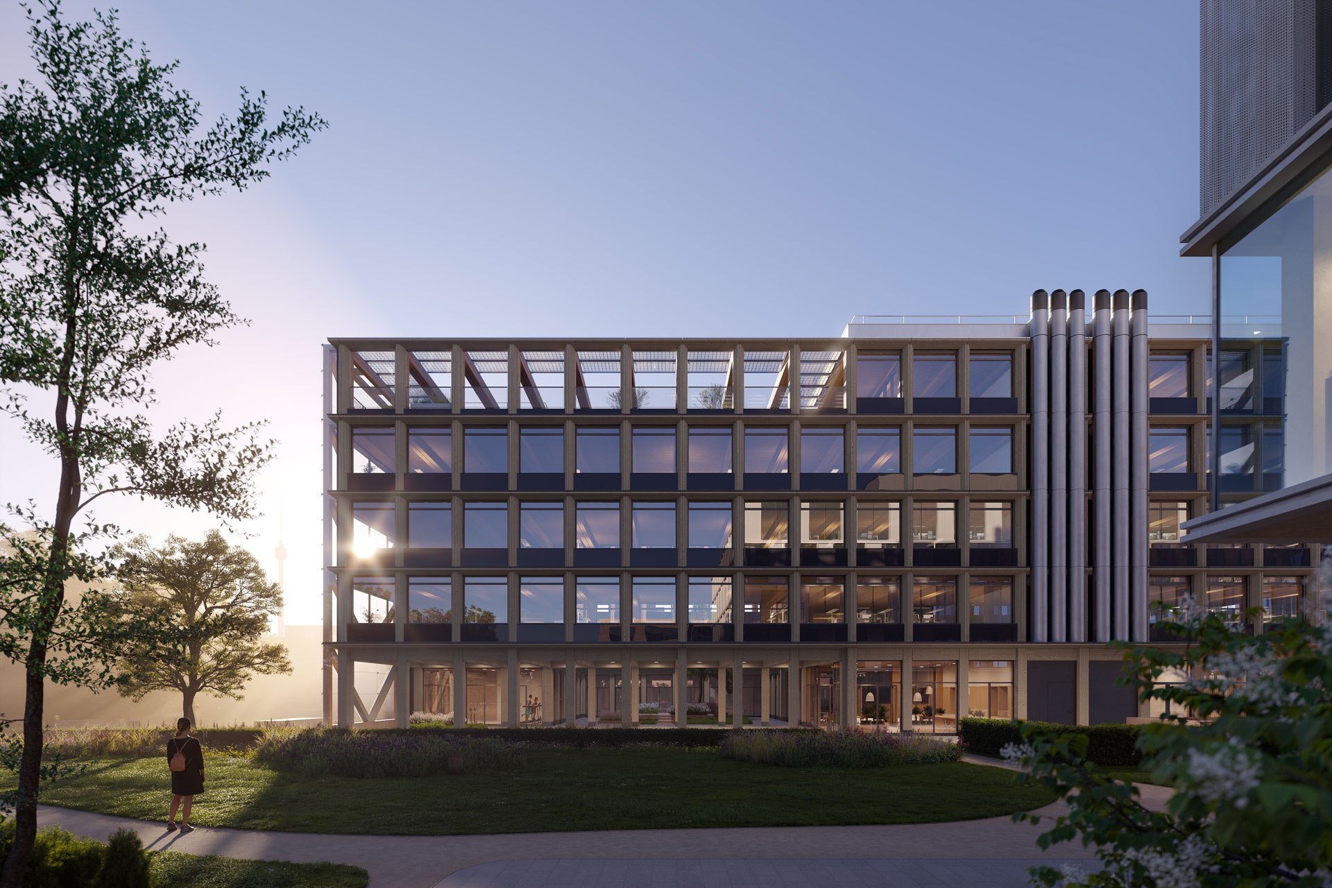Zero. (S111) New Office Building with latent heat storage
