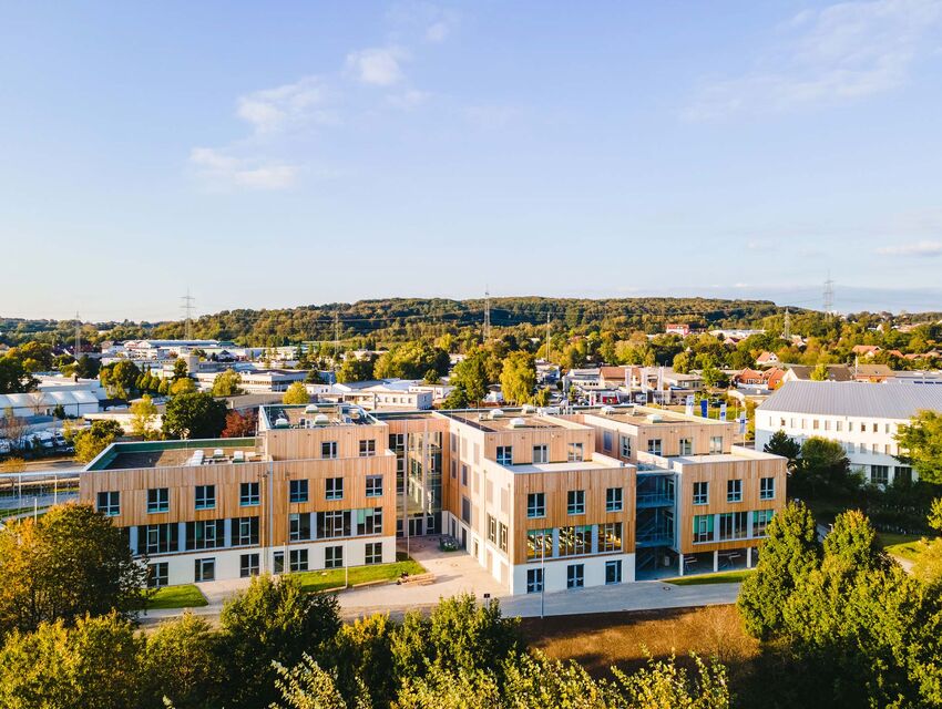Erweiterung in Holzbauweise für Universität